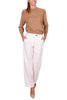 PALAZZO TROUSERS WITH BUTTER CUFF