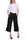 BLACK COTTON SATIN PALAZZO TROUSERS