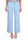 PALAZZO TROUSERS MIXED COTTON STRETCH BLUE