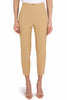 PANTALONE A SIGARETTA CON MORSETTO LOGO BEIGE