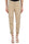 CIGARETTE TROUSERS IN COTTON WITH BEIGE RHINESTONE