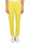 CIGARETTE TROUSERS IN YELLOW FLUID FABRIC