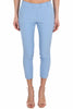 CIGARETTE TROUSERS IN TECHNICAL FABRIC, BLUE