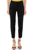 CIGARETTE TROUSERS IN BLACK TECHNICAL FABRIC