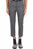 PRINCE OF WALES CIGARETTE TROUSERS. GREY