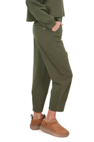 Please pantalone baggy in felpa verde