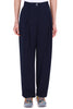 BAGGY TROUSERS FLUID FABRIC BLUE