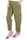 GREEN COTTON CARGO PANTS