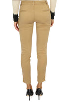 Liu Jo White pantalone cargo skinny cammello