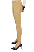 Liu Jo White pantalone cargo skinny cammello