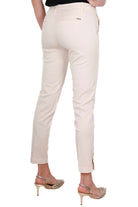 Liu Jo White pantalone chino con spacchetti beige