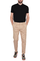 Berna pantalone chinos con pinces beige