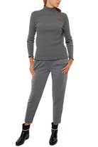 Tommy Hilfiger Donna pantalone con elastico in jersey grigio