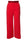 RED CREPE PALAZZO CROPPED PANTS