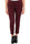 PRINCE OF WALES CROPPED PANTS BORDEAUX