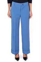 Emme Marella pantalone donna a palazzo bluette