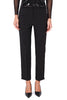 WOMEN'S BLACK CIGARETTE TROUSERS