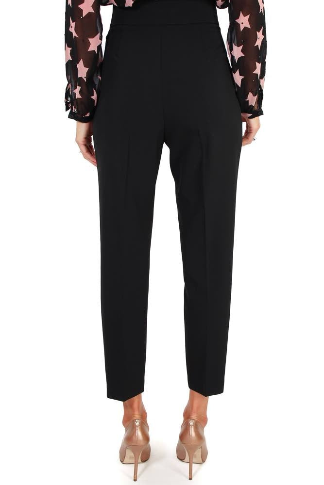 Liu Jo Black pantalone elegante a vita alta nero