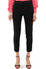 ELEGANT TROUSERS WITH BLACK SATIN INSERTS