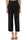 ELEGANT HIGH WAIST TROUSERS WITH BLACK SATIN INSERTS