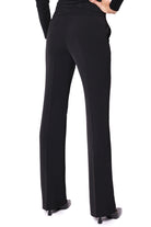 Emme Marella pantalone flare in twill stretch nero