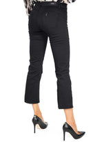 Liu Jo White pantalone flared e cropped nero