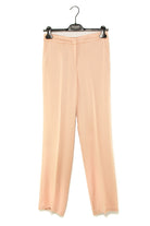 Twin Set Srl pantalone in cady effetto lucido rosa