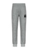 GREY PRINTED LOGO SWEATPANTS