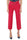 TECHNICAL FABRIC TROUSERS STRAIGHT LEG FUCHSIA