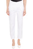 WHITE COTTON TWILL TROUSERS