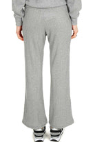 Le Streghe pantalone jogger a costine grigio