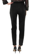 Liu Jo White pantalone jogging elegante con banda laterale nero