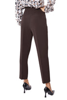 Liu Jo Black pantalone sigaretta in crÈpe stretch marrone