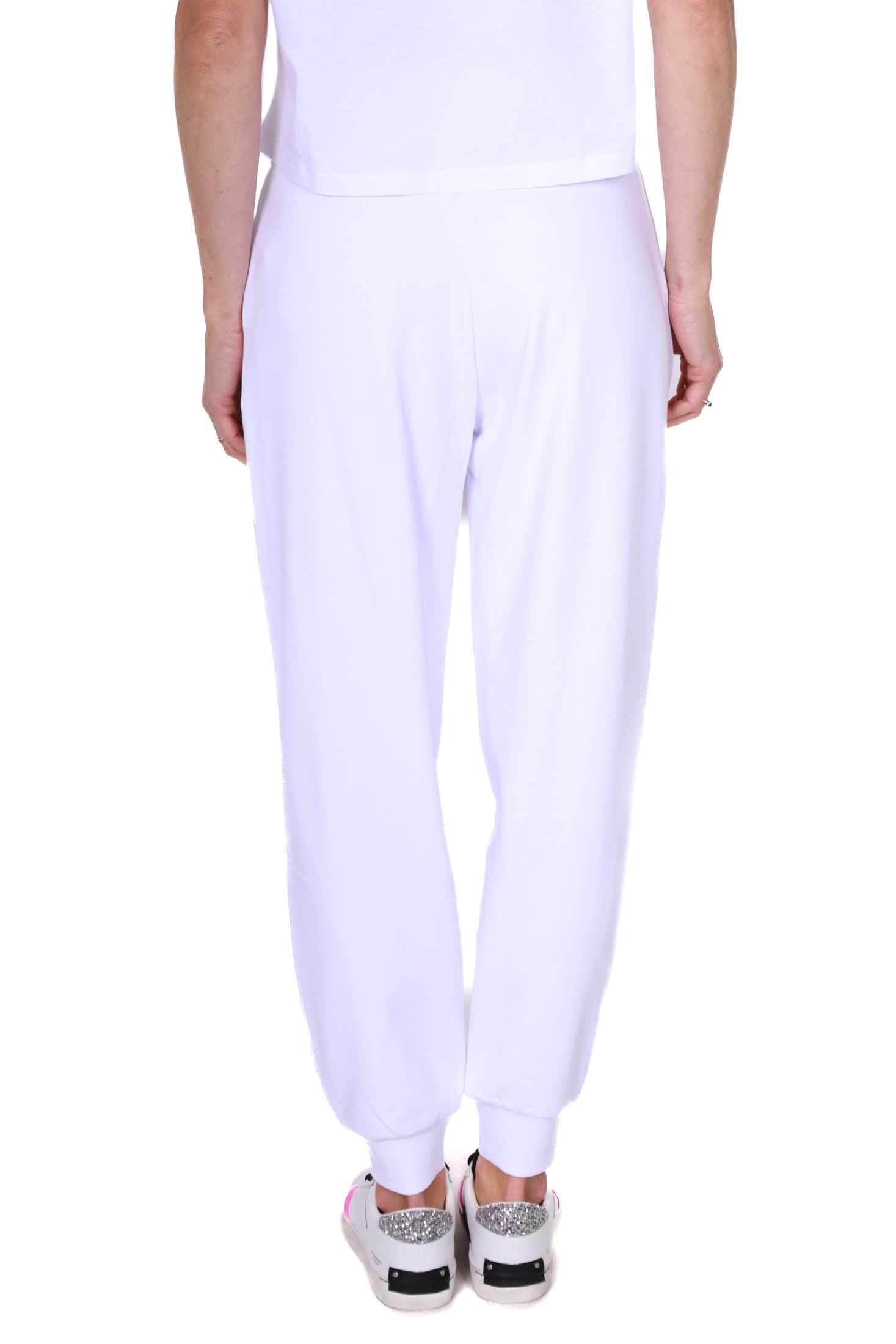 Ax Donna pantalone sportivo in felpa bianco