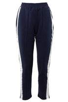 Tommy Hilfiger Donna pantalone stile jogger in felpa con banda blu