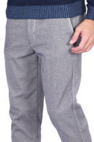 Berna pantalone uomo chinos blu