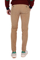 Roy Roger's Uomo pantalone uomo chinos in velluto beige