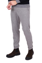 Outfit pantalone uomo con laccio in vita grigio