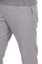 Outfit pantalone uomo con laccio in vita grigio