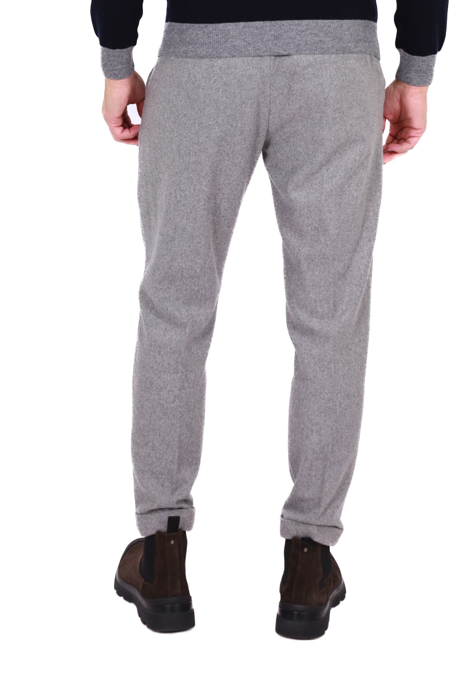 Outfit pantalone uomo con laccio in vita grigio