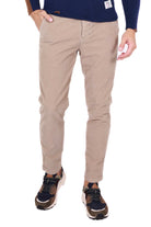 Berna pantalone uomo slim in velluto beige