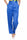 HOSE MIT HOHER TAILLE AUS BLAUEM SATINSATIN