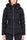 SHORT DOWN JACKET IN BLACK NYLON JACQUARD