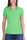 WOMEN'S SHORT-SLEEVED POLO SHIRT IN GREEN STRETCH PIQUET