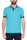 KURZÄRMELIGES HERREN-POLOSHIRT AUS BLAUEM BAUMWOLL-MICRO-PIQUET