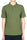 MEN'S POLO SHIRT SHORT SLEEVES IN GREEN COTTON PIQUET