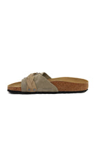 Birkenstock sandalo donna oita braided in pelle beige