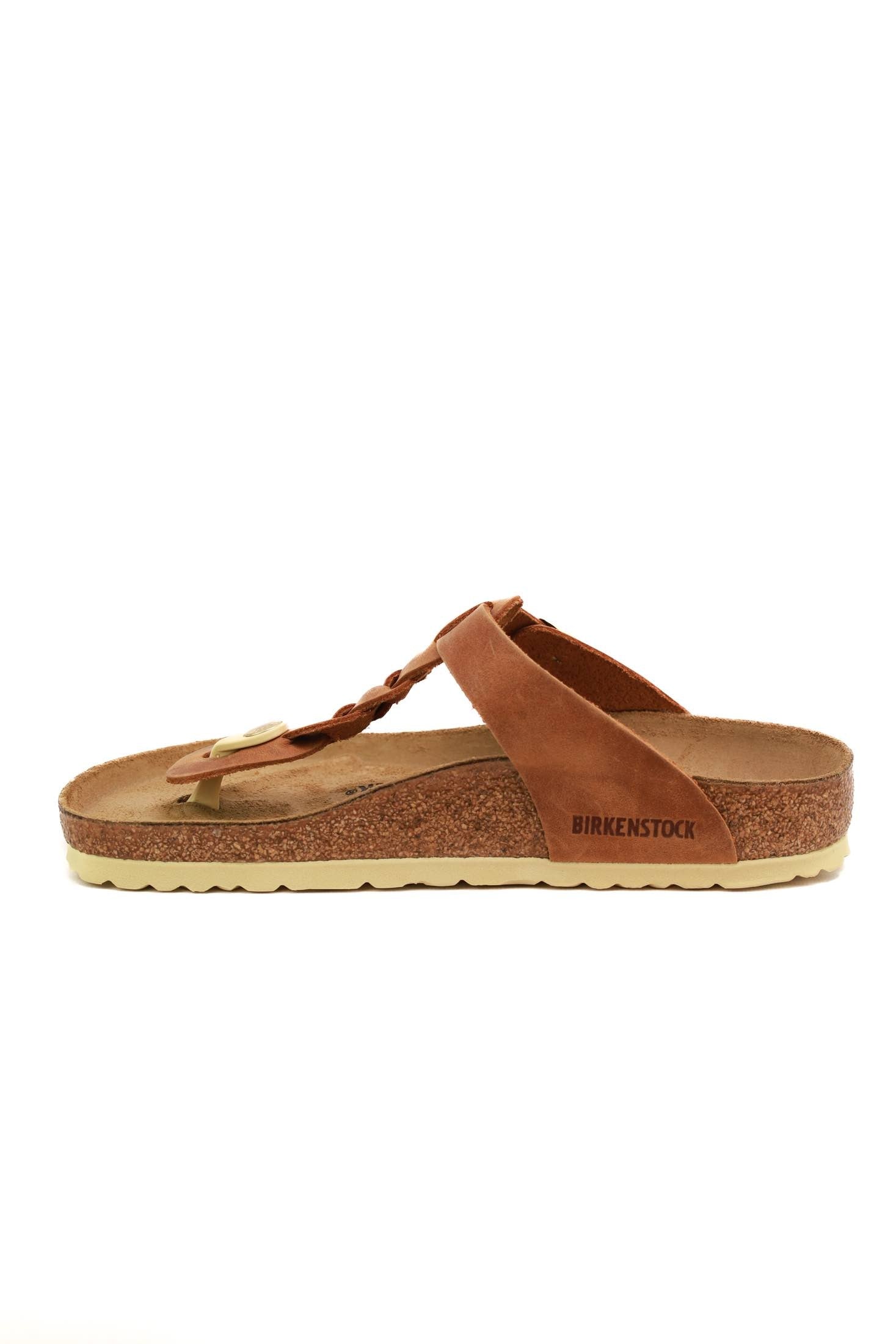 Birkenstock sandalo infradito gizeh cognac