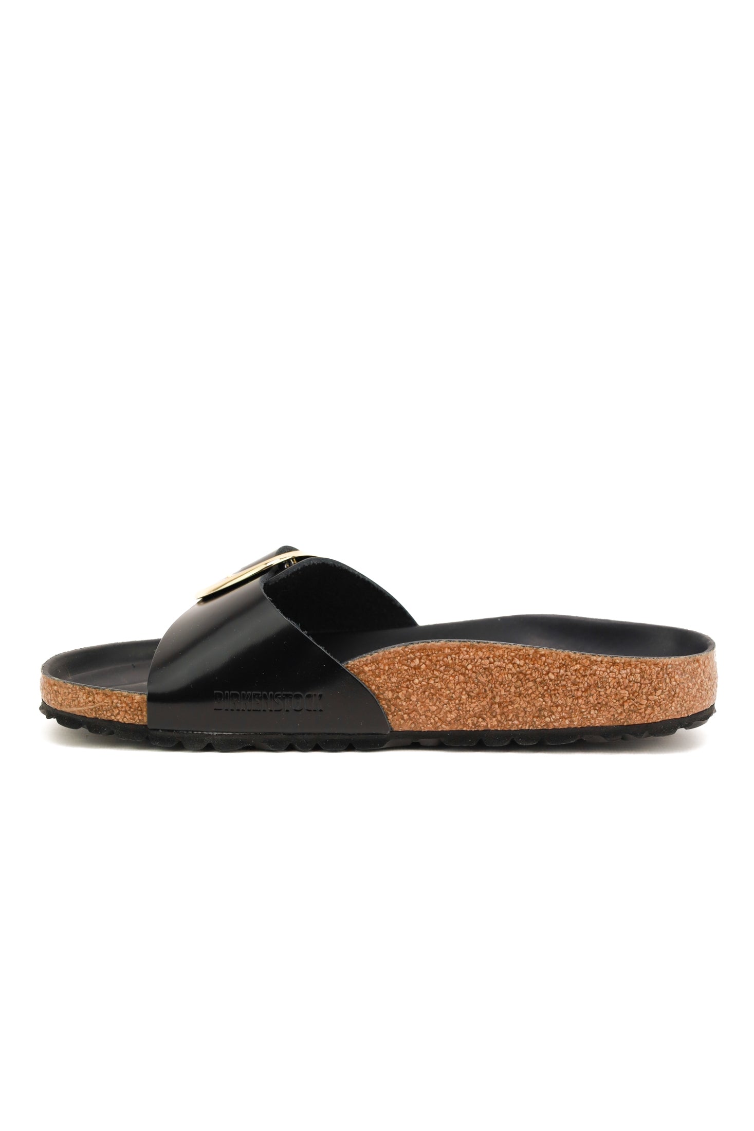 Birkenstock sandalo madrid big buckle nero