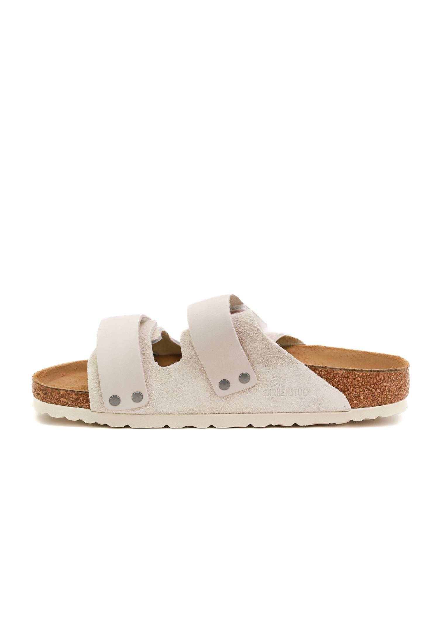 Birkenstock sandalo uji doppio cinturino bianco